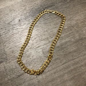 Gold Plated Chunky Chain Necklace